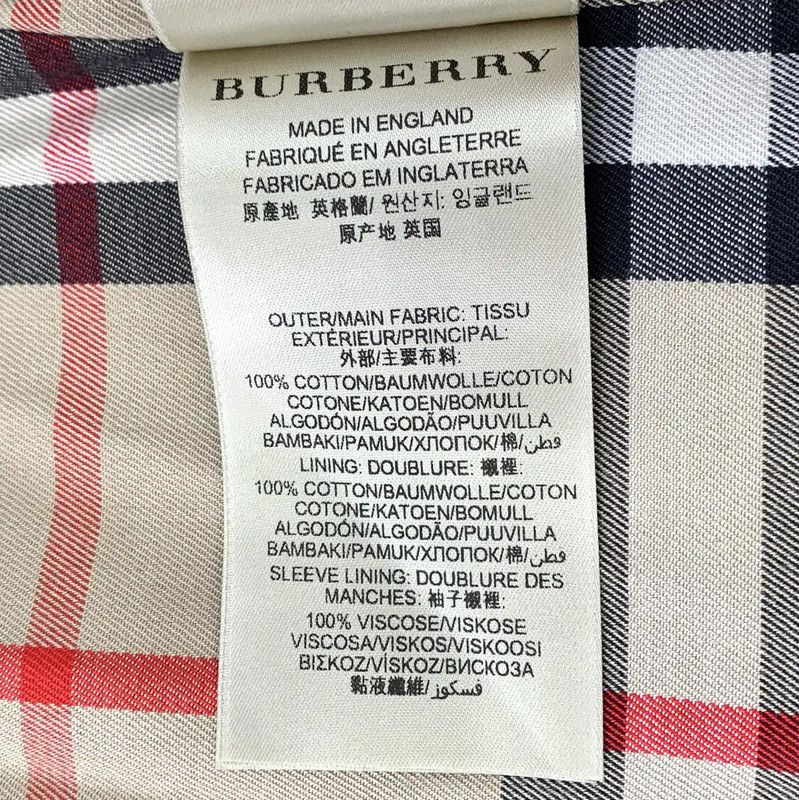 Burberry Burberry Women's Black Cotton Trench Coat Size XXS / US 00 / IT 34 - 7 Thumbnail