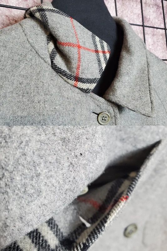 Burberry Burberry Women's Grey Wool Reversible Coat Size S / US 4 / IT 40 - 8 Thumbnail