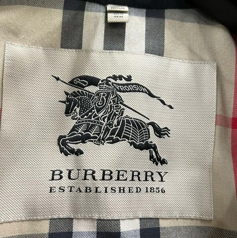 Burberry Burberry Women’s Long Black Cotton Trench Coat Size ONE SIZE - 4 Thumbnail
