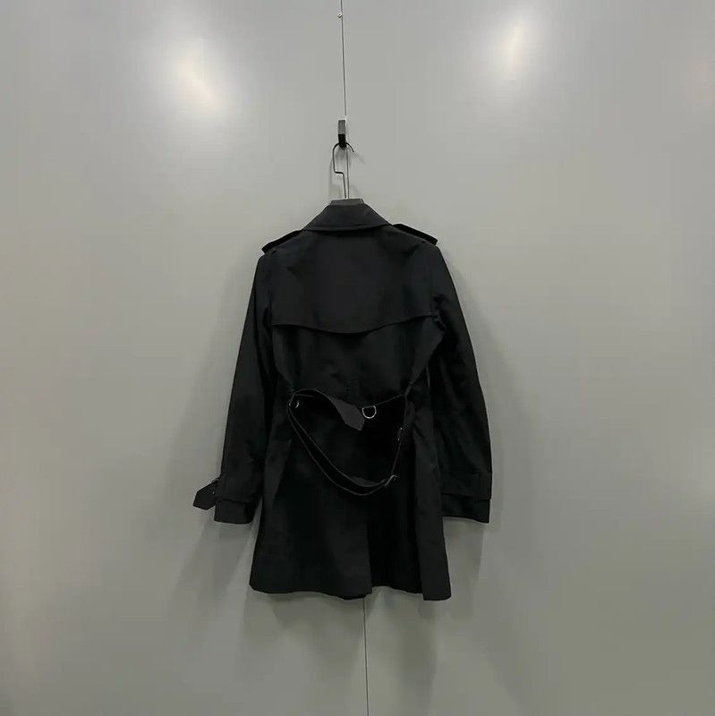 Burberry Burberry Women’s Long Black Cotton Trench Coat Size ONE SIZE - 2 Thumbnail