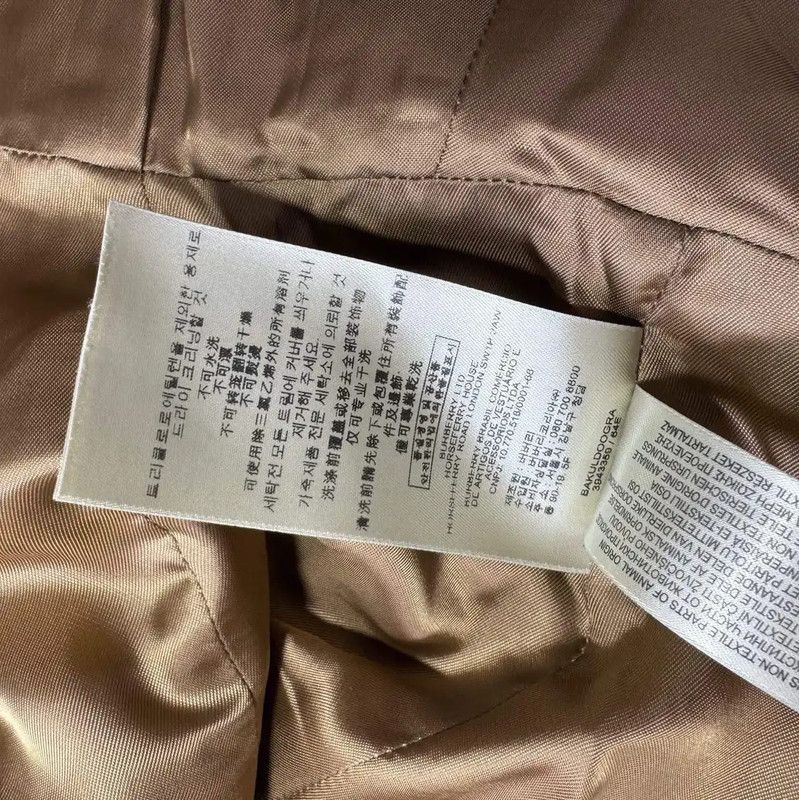 Burberry Burberry Camel Wool Women's Coat Size L / US 10 / IT 46 - 7 Thumbnail