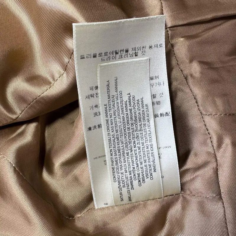 Burberry Burberry Camel Wool Women's Coat Size L / US 10 / IT 46 - 9 Thumbnail