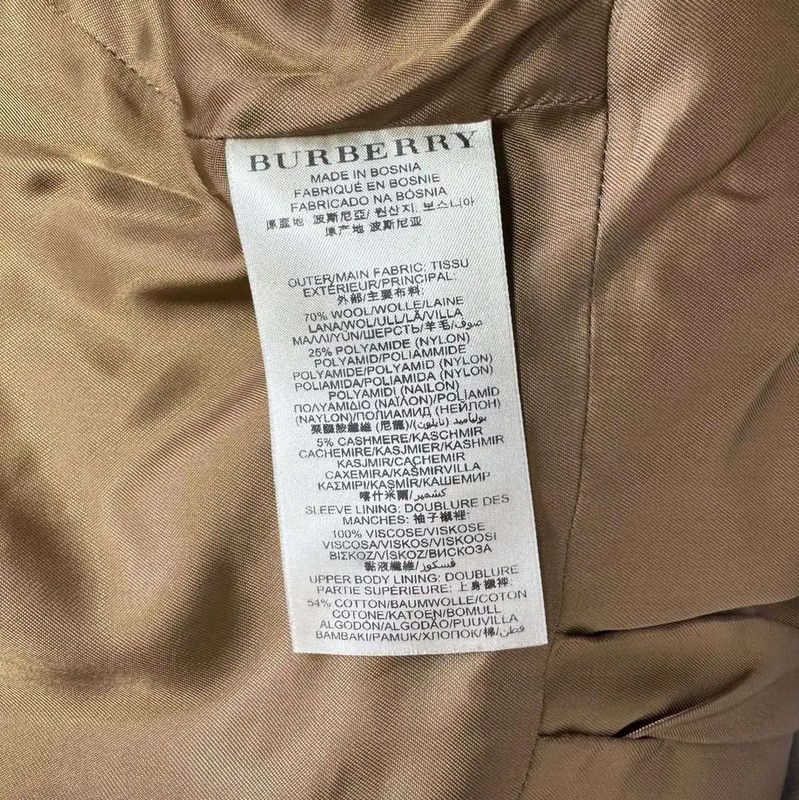 Burberry Burberry Camel Wool Women's Coat Size L / US 10 / IT 46 - 6 Thumbnail