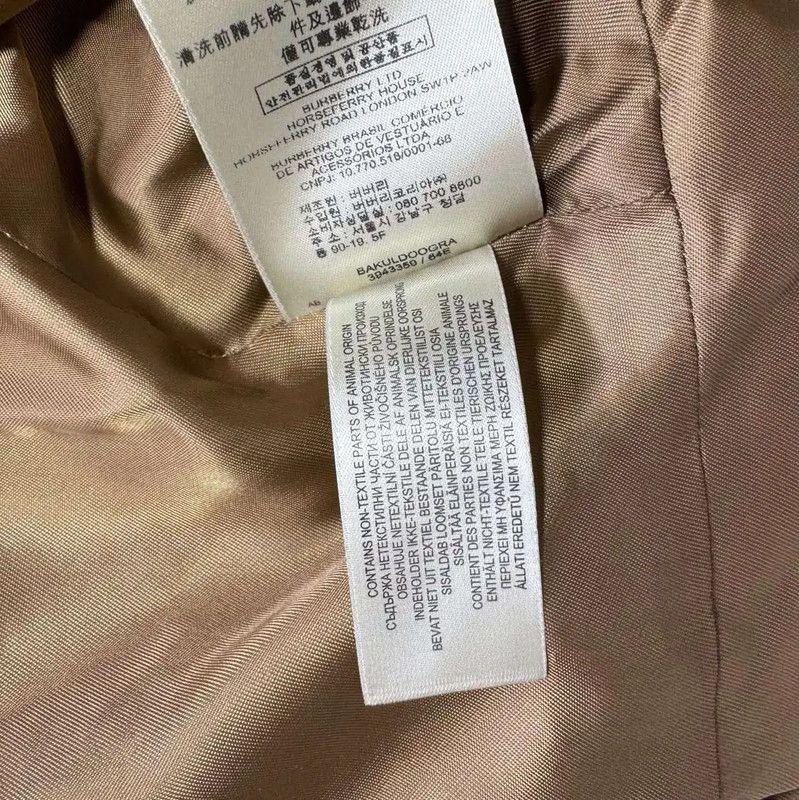 Burberry Burberry Camel Wool Women's Coat Size L / US 10 / IT 46 - 8 Thumbnail