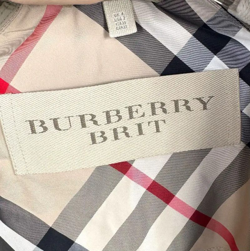 Burberry Burberry Brown Polyester Women's Trench Coat Size S / US 4 / IT 40 - 6 Thumbnail
