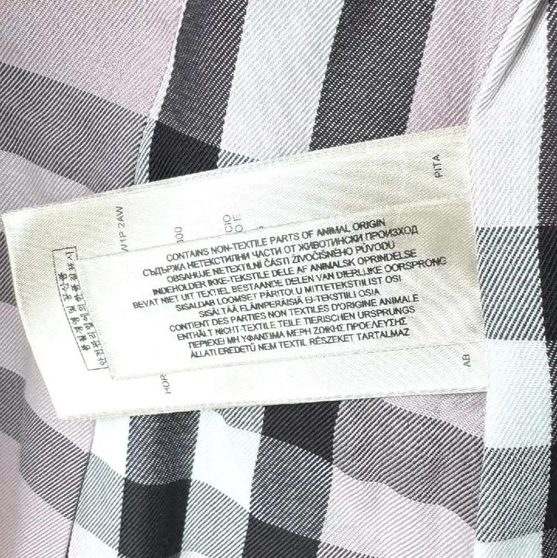 Burberry Burberry Purple Cotton Women's Trench Coat Size S / US 4 / IT 40 - 6 Thumbnail