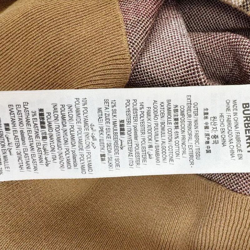 Burberry Burberry Color Block Women's Midi Skirt Size 22" - 4 Thumbnail