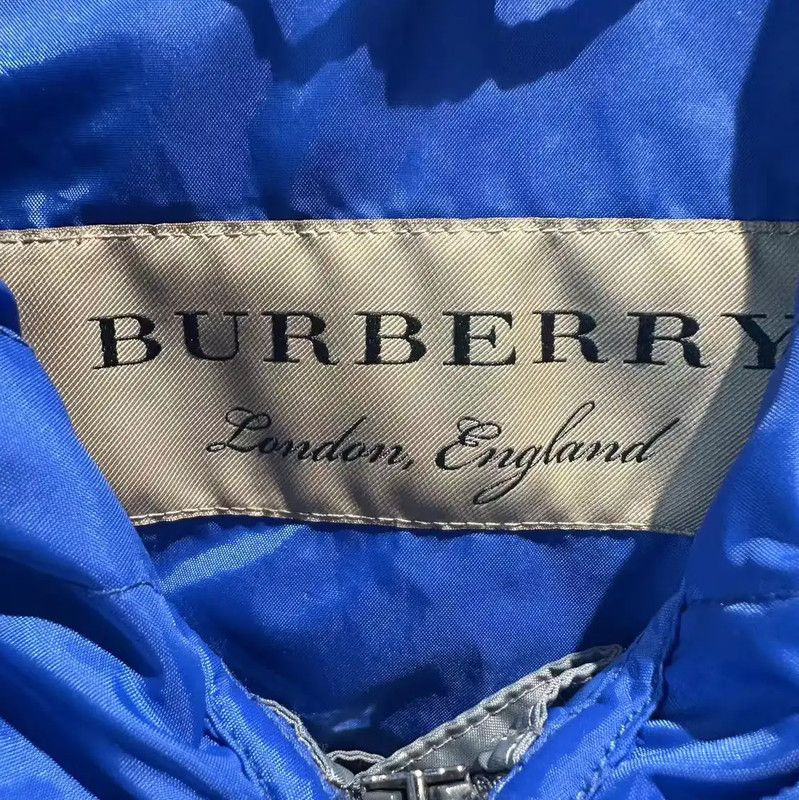 Burberry Burberry Blue Nylon Women's Jacket Size ONE SIZE - 3 Thumbnail