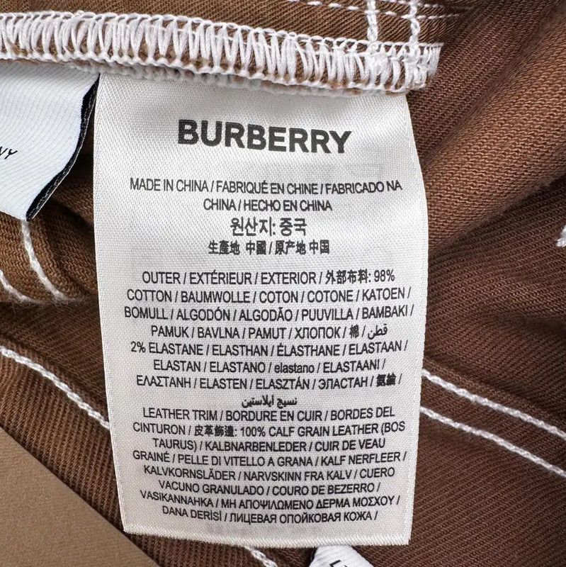 Burberry Burberry Women's Khaki Denim Pants Size 23" - 5 Thumbnail