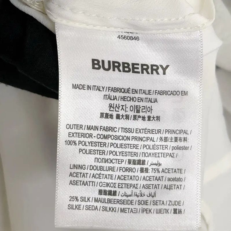 Burberry Burberry Pleated Skirt in Gray Polyester Size 23" - 8 Thumbnail