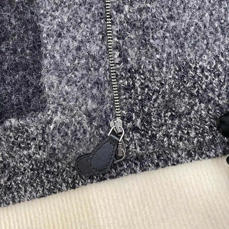 Burberry Burberry Women's Wool Jacket in Deep Gray Size XS / US 0-2 / IT 36-38 - 9 Thumbnail