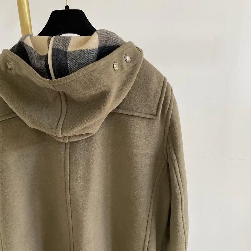 Burberry Burberry Mid-Length Wool Coat for Women Size M / US 6-8 / IT 42-44 - 4 Thumbnail