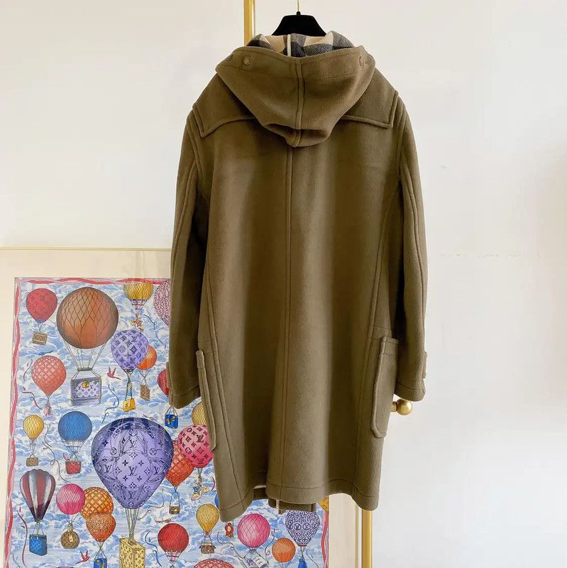 Burberry Burberry Mid-Length Wool Coat for Women Size M / US 6-8 / IT 42-44 - 2 Thumbnail