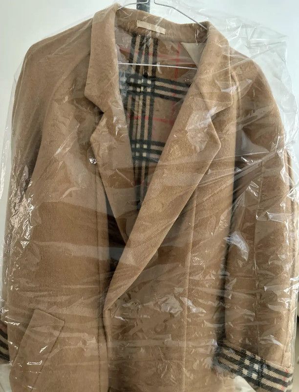 Burberry Burberry Beige Wool Mid-Length Women's Coat Size M / US 6-8 / IT 42-44 - 10 Thumbnail