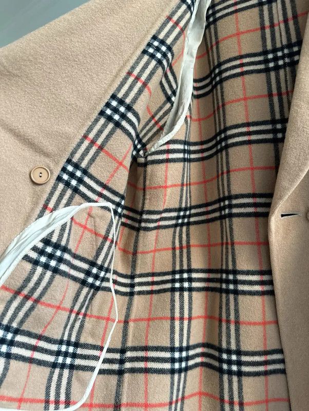 Burberry Burberry Beige Wool Mid-Length Women's Coat Size M / US 6-8 / IT 42-44 - 7 Thumbnail