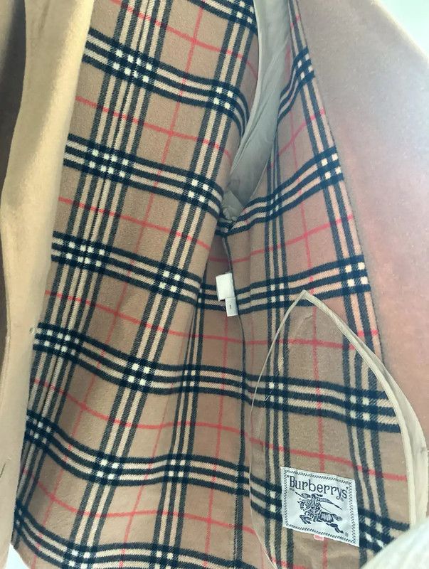 Burberry Burberry Beige Wool Mid-Length Women's Coat Size M / US 6-8 / IT 42-44 - 8 Thumbnail
