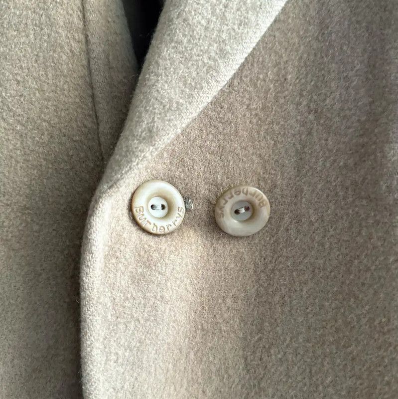 Burberry Burberry Beige Wool Mid-Length Women's Coat Size M / US 6-8 / IT 42-44 - 3 Thumbnail