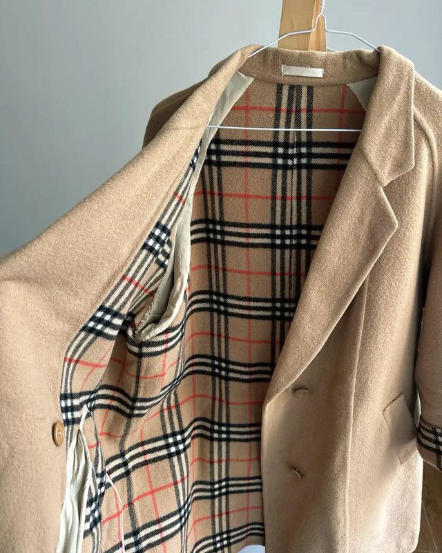 Burberry Burberry Beige Wool Mid-Length Women's Coat Size M / US 6-8 / IT 42-44 - 6 Thumbnail