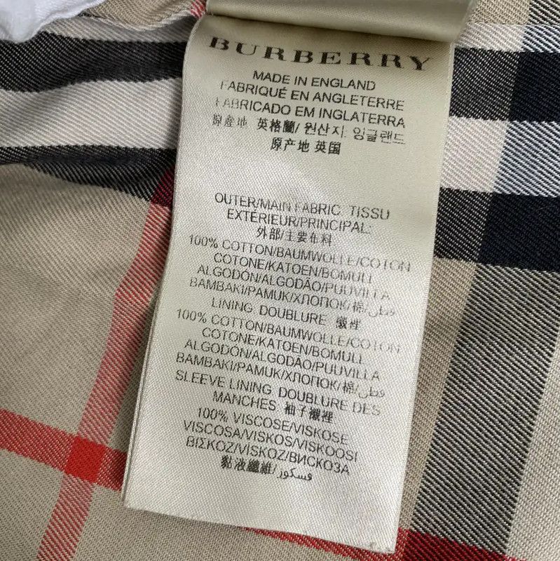 Burberry Burberry Black Cotton Trench Coat for Women Size S / US 4 / IT 40 - 7 Thumbnail