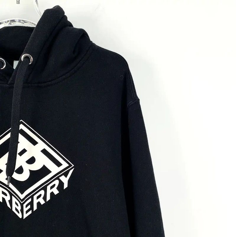 Burberry Burberry Black Cotton Women's Hoodie Size S / US 4 / IT 40 - 3 Thumbnail