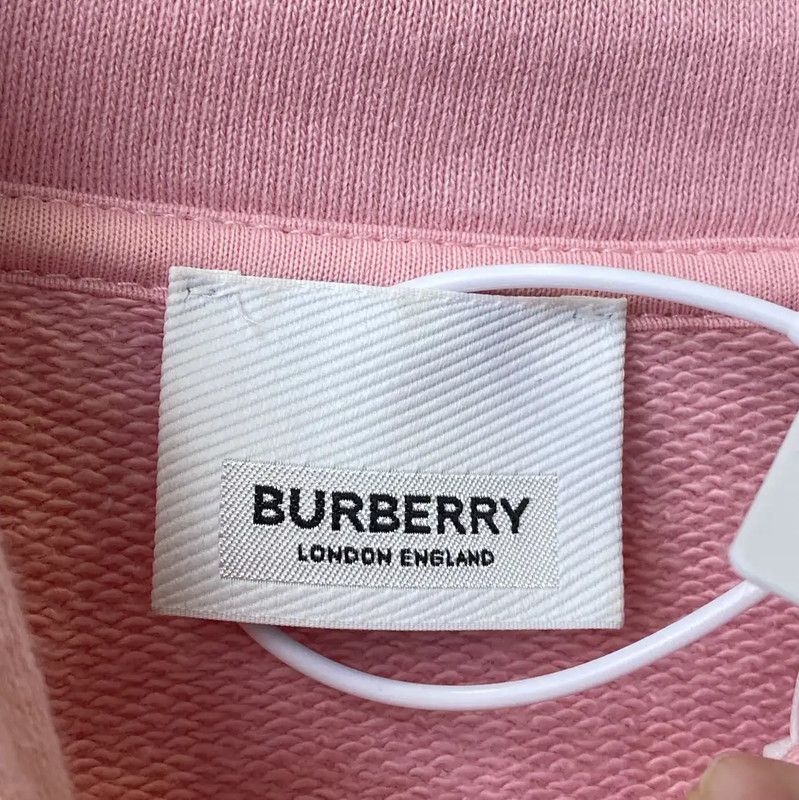 Burberry Burberry Pink Cotton Women's Hoodie Size L / US 10 / IT 46 - 5 Thumbnail