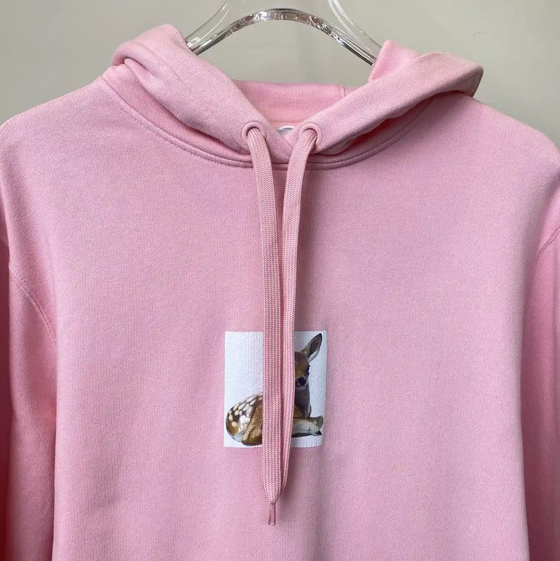 Burberry Burberry Pink Cotton Women's Hoodie Size L / US 10 / IT 46 - 3 Thumbnail