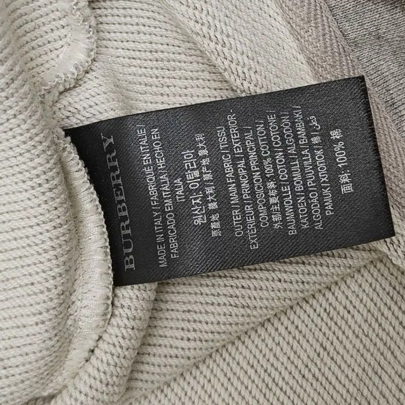 Burberry Burberry Gray Animal Print Cropped Sweatshirt Size ONE SIZE - 8 Thumbnail
