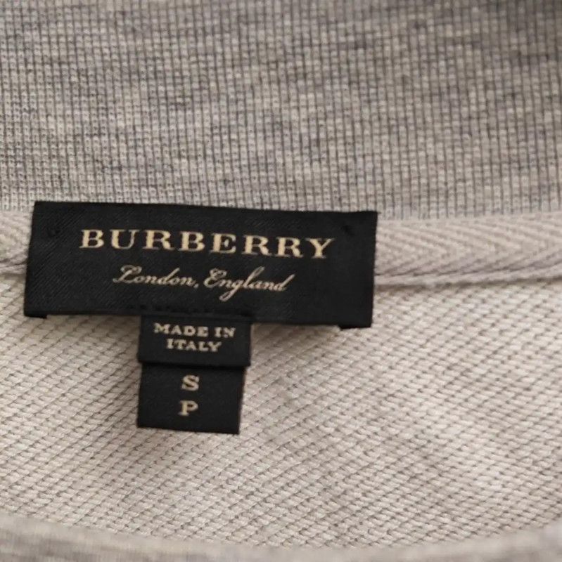 Burberry Burberry Gray Animal Print Cropped Sweatshirt Size ONE SIZE - 7 Thumbnail