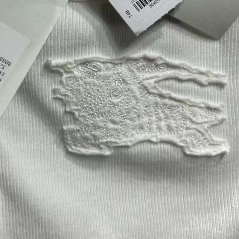 Burberry Burberry White Cotton Summer T-Shirt Size XXS / US 00 / IT 34 - 5 Thumbnail