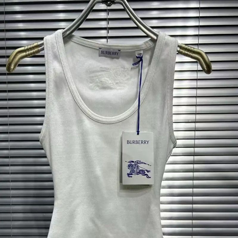 Burberry Burberry White Cotton Summer T-Shirt Size XXS / US 00 / IT 34 - 4 Thumbnail