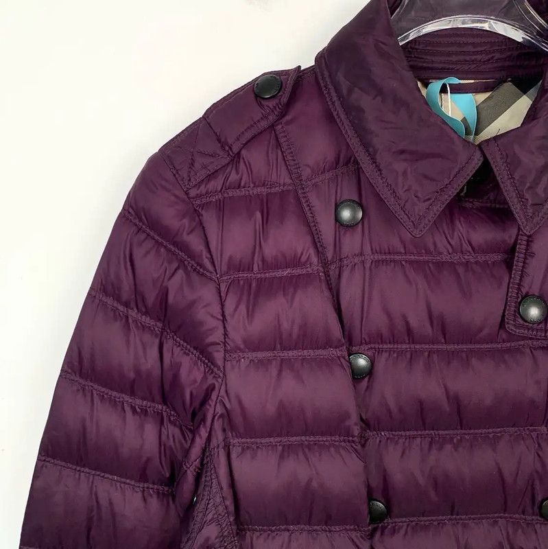 Burberry Burberry Women's Purple Down Jacket Size M / US 6-8 / IT 42-44 - 3 Thumbnail