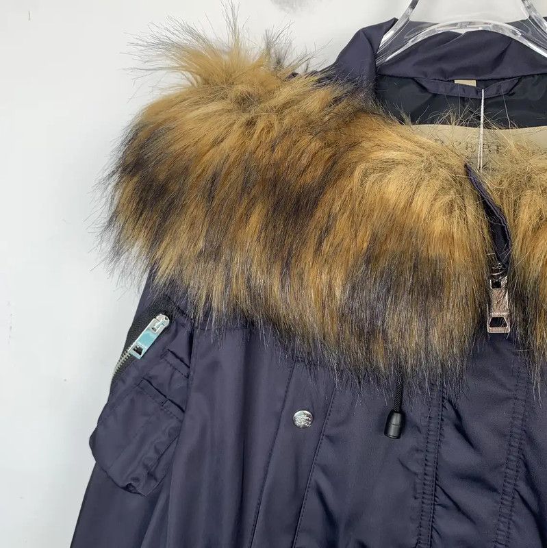 Burberry Burberry Women's Purple Nylon Down Jacket Size M / US 6-8 / IT 42-44 - 3 Thumbnail