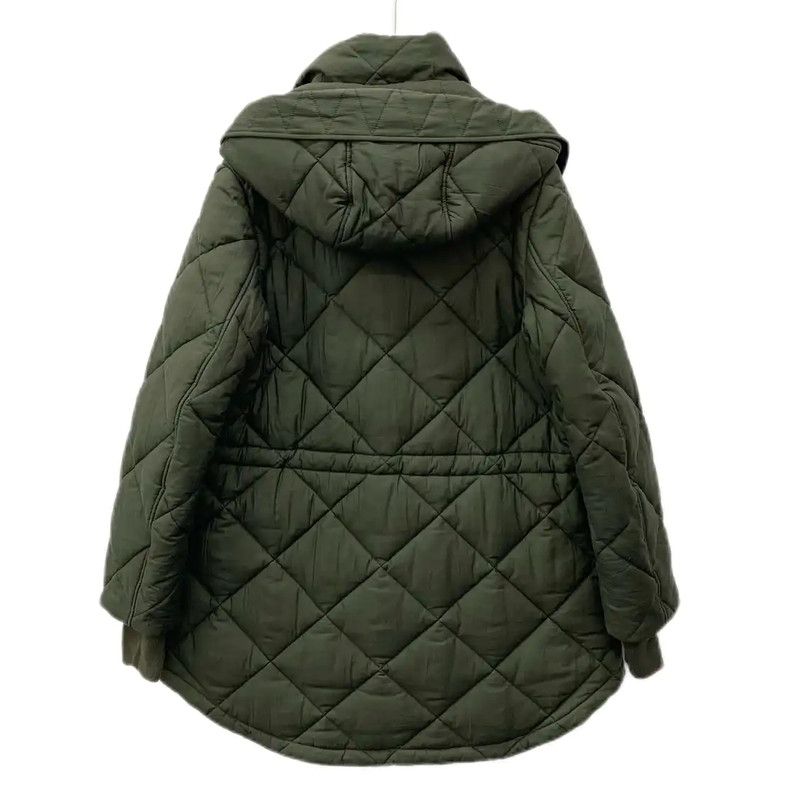 Burberry Burberry Women's Military Green Cotton Puffer Jacket Size S / US 4 / IT 40 - 2 Thumbnail