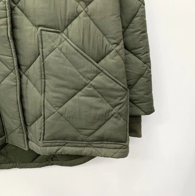 Burberry Burberry Women's Military Green Cotton Puffer Jacket Size S / US 4 / IT 40 - 4 Thumbnail