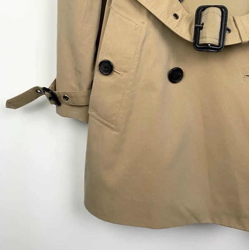 Burberry Burberry Women's Khaki Cotton Trench Coat Size S / US 4 / IT 40 - 4 Thumbnail