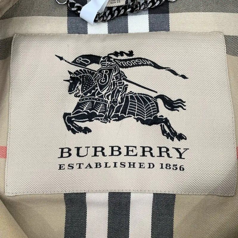 Burberry Burberry Women's Khaki Cotton Trench Coat Size S / US 4 / IT 40 - 5 Thumbnail