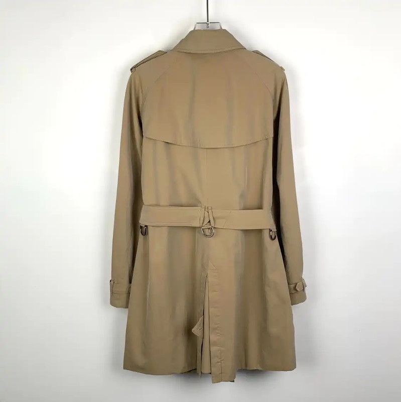 Burberry Burberry Women's Khaki Cotton Trench Coat Size S / US 4 / IT 40 - 2 Thumbnail