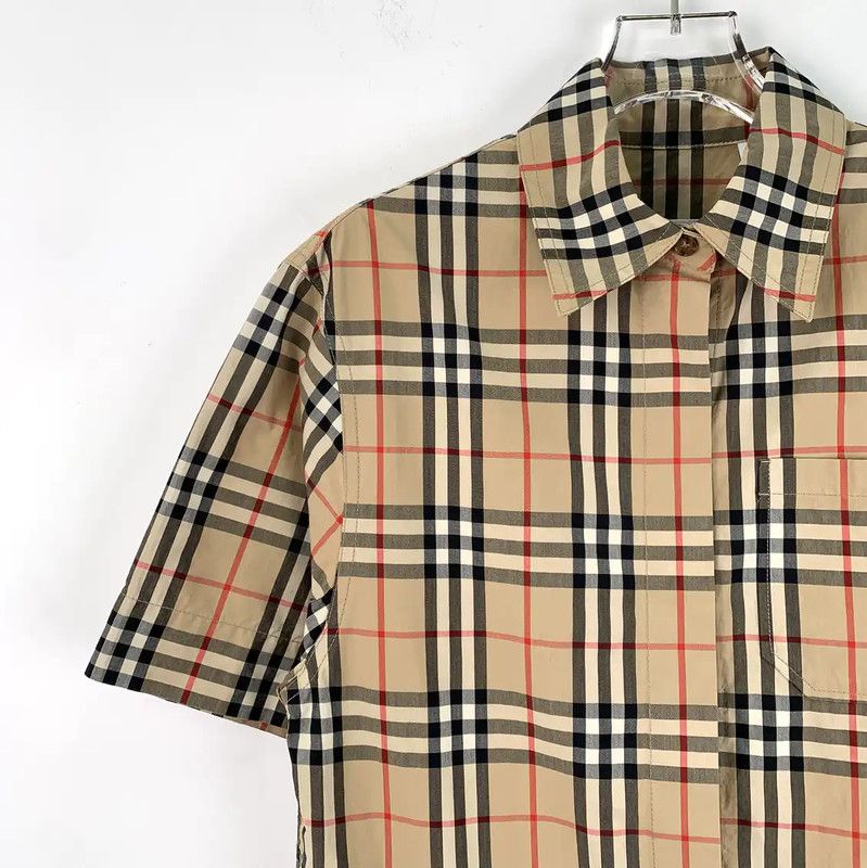 Burberry Burberry Brown Cotton Dress for Women Size M / US 6-8 / IT 42-44 - 3 Thumbnail