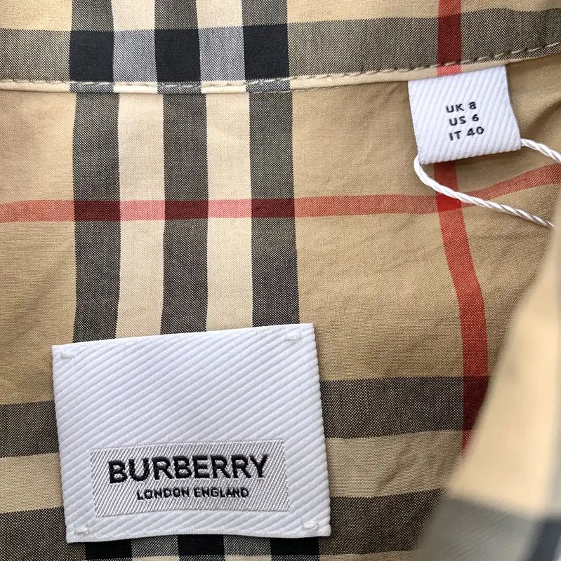 Burberry Burberry Brown Cotton Dress for Women Size M / US 6-8 / IT 42-44 - 6 Thumbnail