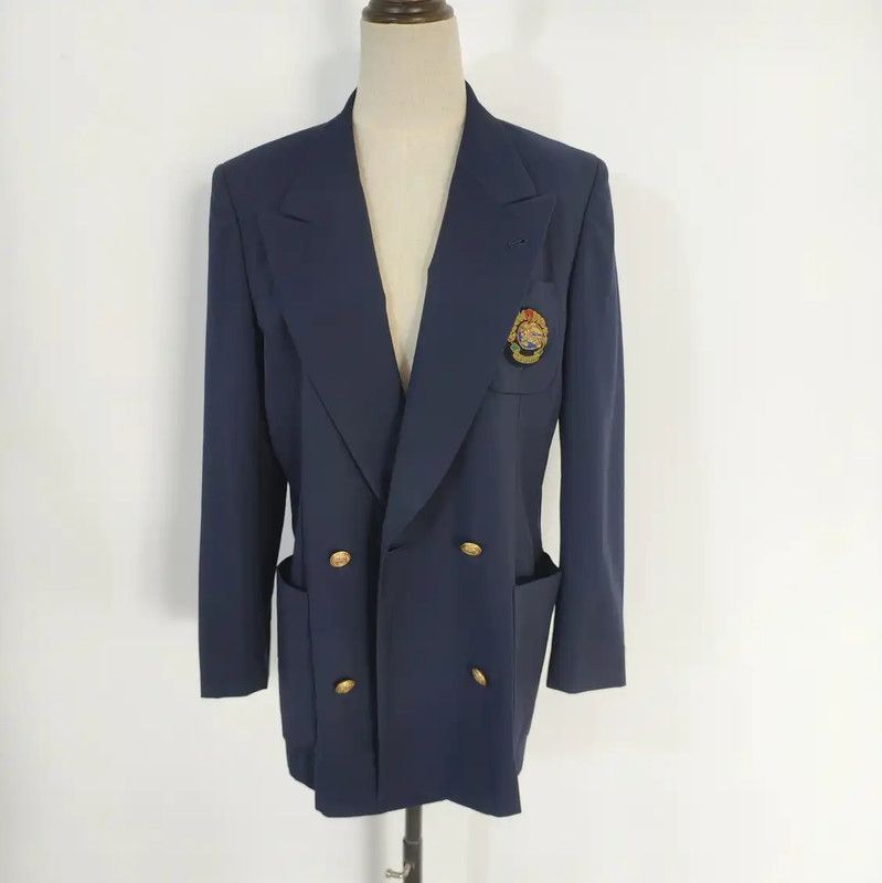 Burberry Burberry Women's Navy Wool Cardigan Size M / US 6-8 / IT 42-44 - 2 Thumbnail