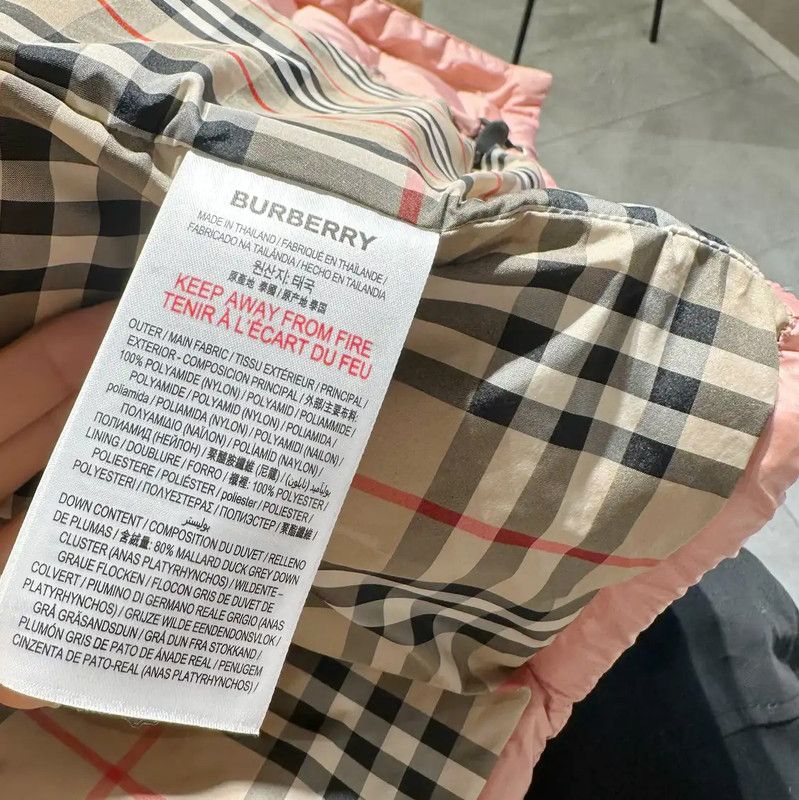 Burberry Burberry Pink Padded Women's Vest Size M / US 6-8 / IT 42-44 - 7 Thumbnail