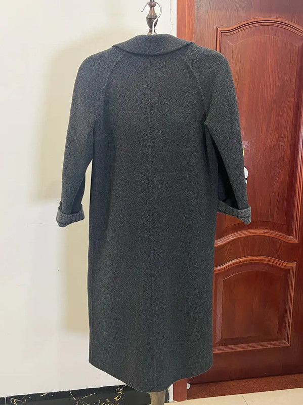 Burberry Burberry Gray Wool Women's Coat Size M / US 6-8 / IT 42-44 - 5 Thumbnail