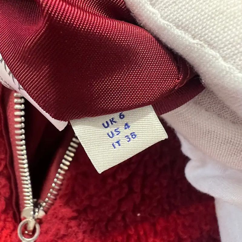 Burberry Burberry Red Wool Women's Jacket Size ONE SIZE - 6 Thumbnail