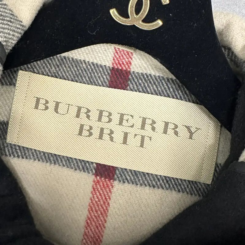 Burberry Burberry Black Wool Women's Coat Size S / US 4 / IT 40 - 3 Thumbnail