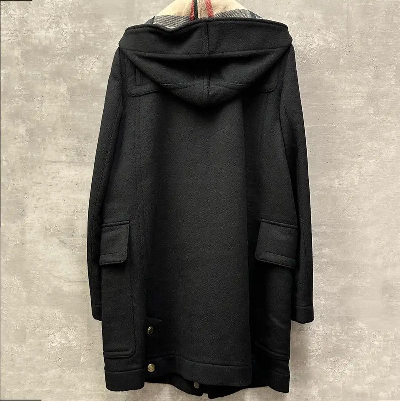 Burberry Burberry Black Wool Women's Coat Size S / US 4 / IT 40 - 2 Thumbnail