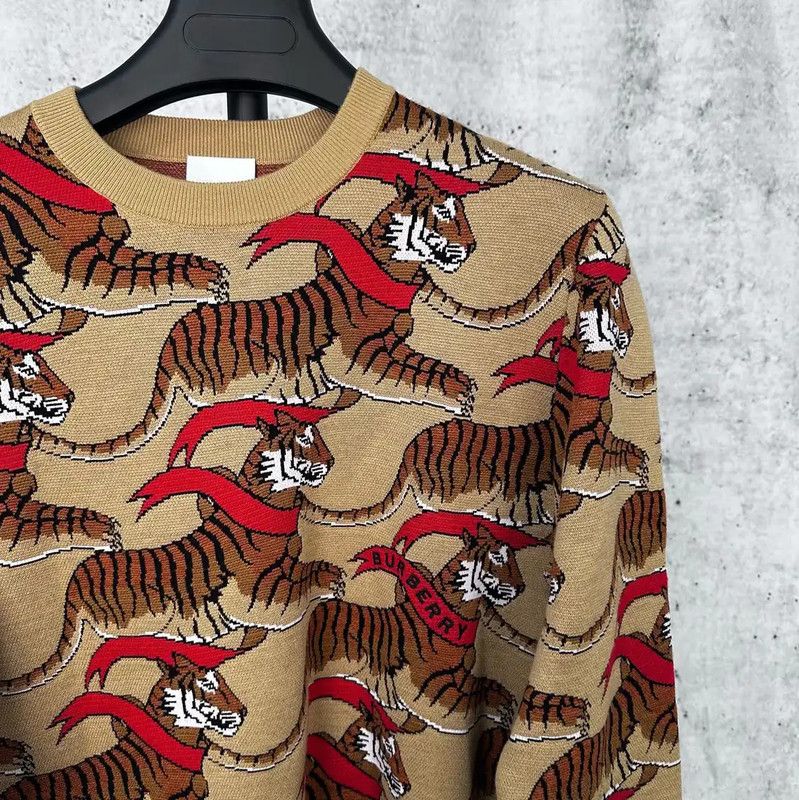 Burberry Burberry Spring Autumn Wool Long Sleeve Sweatshirt Size M / US 6-8 / IT 42-44 - 3 Thumbnail