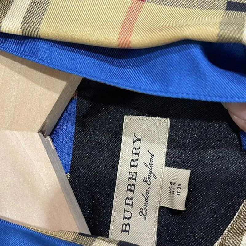 Burberry Burberry Multicolor Silk Long Sleeve Blouse Size M / US 6-8 / IT 42-44 - 4 Thumbnail