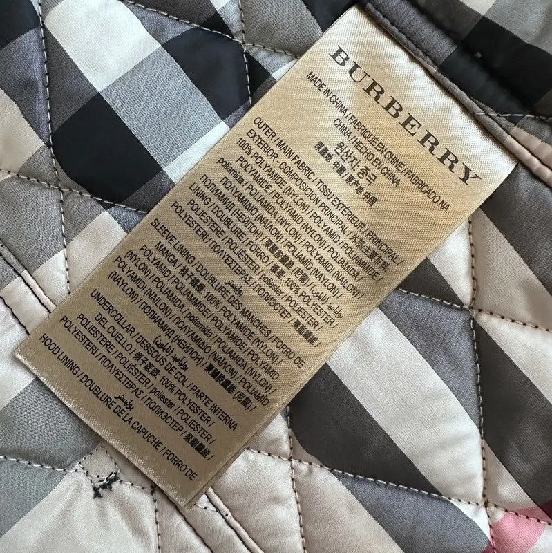 Burberry Burberry Black Women's Quilted Jacket Size L / US 10 / IT 46 - 9 Thumbnail
