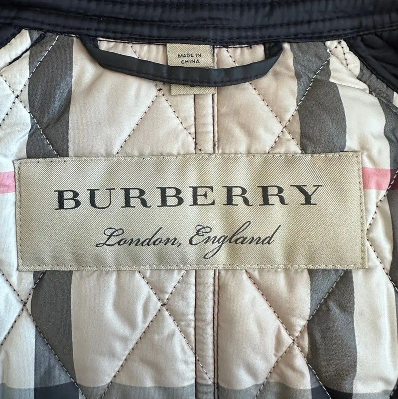 Burberry Burberry Black Women's Quilted Jacket Size L / US 10 / IT 46 - 8 Thumbnail