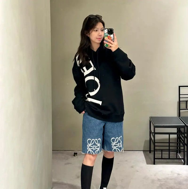 Burberry Burberry Black Cotton Women's Long Sleeve Hoodie Size XL / US 12-14 / IT 48-50 - 9 Thumbnail